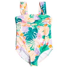 Roxy Kids 熱帶圖案連身泳裝 TD21KI052GPN