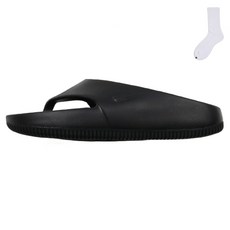 Nike 女款 Calm Flip Flop 夾腳拖鞋 FD4115-001 + Welldone 襪子套組