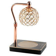 에인디 비주 터치타이머 캔들 워머, 로즈골드 + 블랙