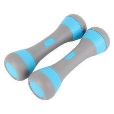 小麥購物 可調式啞鈴 L703 藍色, 2個, 2kg