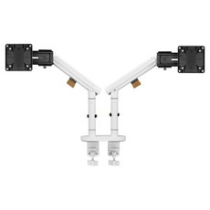 cameLmounT 設計款纖薄型雙滑動螢幕支架 GDA2DS, 1個, 白色