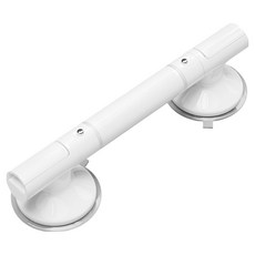 wellane 浴室吸盤夜光防滑扶手 白色, 1個