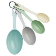 Colourworks 杓狀量杯4件組 綠色, 1組