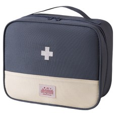 舒適空間 家用便攜式急救包 深海軍藍 大型, 1個
