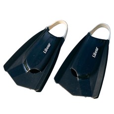 Libear Aquarex 鴨掌短蛙鞋 自由潛水 浮潛, 黑色 + 象牙白