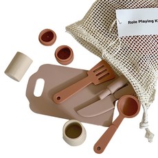 Lavi bebe Cuddle 柔軟矽膠角色扮演廚房遊戲組, 1套, 混色