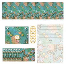 윰스 감성 유화 일러스트 미니카드 + 봉투 세트, 스타드림, 8세트
