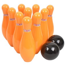 OZ TOY 兒童運動保齡球 22cm組, 1套, 黃色的