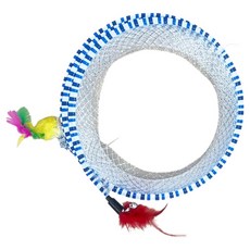 Nice u 毛樂趣 可收納式漩渦逗貓隧道, 多色, 1個