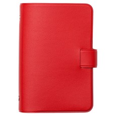 enul A7 6孔 Spin-off 活頁手帳, 1個, 紅色