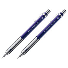 Pentel 飛龍文具 Graph Metal 350 自動鉛筆 PG METAL 350 深藍色, 0.5mm, 2個