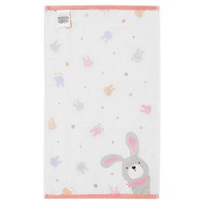 奇哥 超柔紗毛巾/寶寶毛巾/澡巾 48 x 28cm, 粉色, 1條