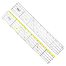 유니크 패치워크 시접자 30cm x 2종 세트, 일반, 컬러, 1세트