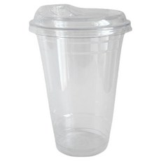 이로울생활 92mm PET컵 + 스트로우 프리 리드 음료컵, 470ml, 100개, 1세트