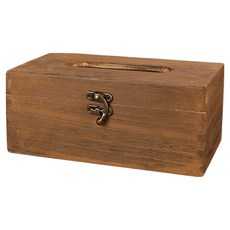 紙巾盒/面紙盒/衛生紙抽取收納盒, 1個, 復古自然風