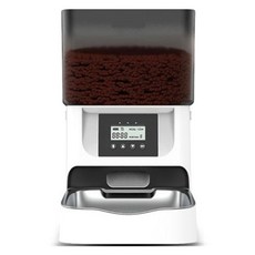 Diclepet 寵物自動餵食器 AT-310, 4L, 黑色 + 半透明, 1個