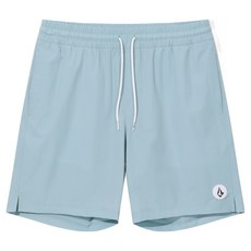 Volcom 男款中央泳褲 VA252SP201, 薄荷綠