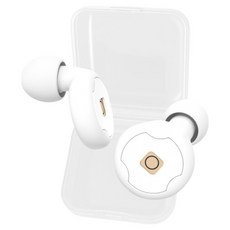 Luneon 時尚防噪音睡眠耳塞 白色PP收納盒, 1個, 2入