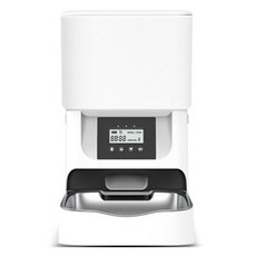 Diclepet 寵物自動餵食器 AT-310, 4L, 白色 + 不透明, 1個