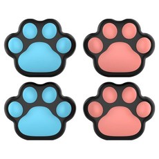 이이네 스위치2 조이콘 아날로그 냥발 2종 x 2p 세트, 블루, 레드, 1세트, L1146
