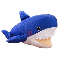 hipidog 嬉皮狗 寵物好朋友 動物造型耐咬玩具, 1個, 鯊魚