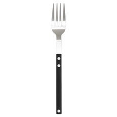 보겐 쌍띠에 커트러리 디너 포크, 실버 + 블랙, 1개