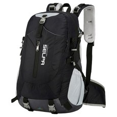 셀파 배낭 34L + 레인커버 랜덤발송 세트 TCB-A34L, 블랙(배낭)