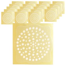 욕실 배수구 머리카락 거름망 20p, 옐로우