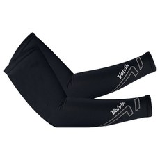 Volvik 男用涼感袖套 防紫外線袖套, 黑色, 1個