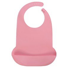 소울리치 튼튼하고 편리한 성인용 턱받이 L 29 x 45 cm, 핑크, 1개