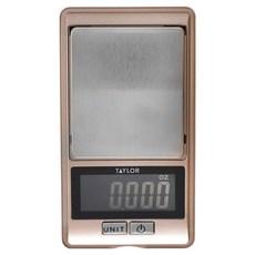 美國 TAYLOR 便攜式料理電子秤, 500g, KCA390, 金色