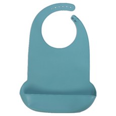 소울리치 튼튼하고 편리한 성인용 턱받이 L 29 x 45 cm, 그린, 1개