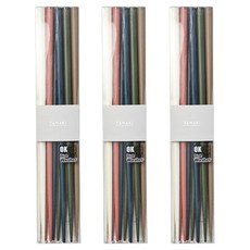 TAMAKI 堅固的現代感筷子5雙組, 筷子15入, 3套, 白色, 紅色, 海軍藍, 綠色, 摩卡色