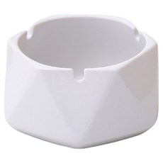 Cashy Rich 簡約設計菸灰缸 11.6 x 5.8 cm, 1個, 白色