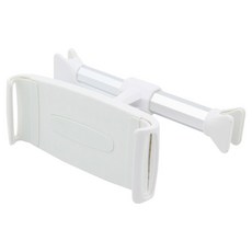 Coms 車用智慧型手機平板後座頭枕支架 NA024, 1個, 白色