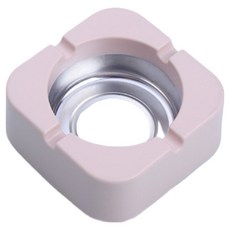 Cashrich 北歐風格方形菸灰缸 9 x 9 x 3.5 cm, 粉紅色, 1個