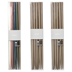 TAMAKI 堅固現代感筷子3種 x 5p套組, 1套, 混色, 摩卡, 摩卡, 筷子3種 x 5p