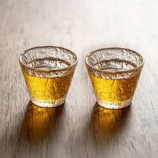 아메리칸로드 싱글 클래식 유리 찻잔 술잔 HR1983, 5번, 2개