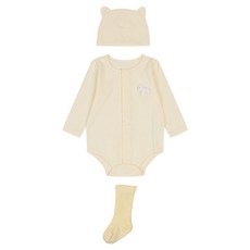 ETTOI 嬰幼兒禮品 Ruan 連身衣 3件組 + 提袋