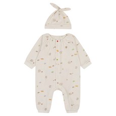 ETTOI 幼兒款禮物用領子太空服帽子組+購物袋