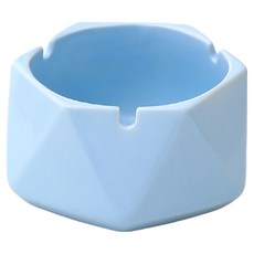 Cashy Rich 簡約設計菸灰缸 11.6 x 5.8 cm, 1個, 天藍色