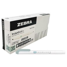 ZEBRA 斑馬牌 MILDLINER, 薄荷綠, 10個
