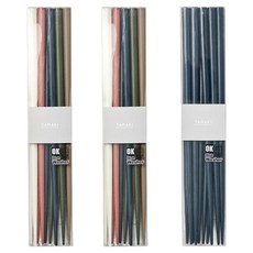 TAMAKI 堅固現代感筷子3種 x 5p套組, 1套, 混色, 混色, 海軍藍, 筷子3種 x 5p