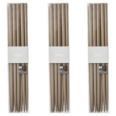 TAMAKI 堅固的現代感筷子5雙組, 筷子15入, 3套, 摩卡色