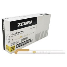 ZEBRA 斑馬牌 MILDLINER, 含羞草黃, 10個