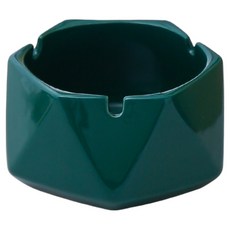 Cashy Rich 簡約設計菸灰缸 11.6 x 5.8 cm, 1個, 深綠色