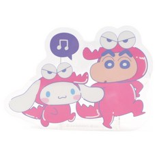 三麗鷗 大耳狗喜拿 蠟筆小新 壓克力筆筒, 1個, 巧克比