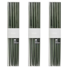 TAMAKI 堅固的現代感筷子5雙組, 筷子15入, 3套, 綠色