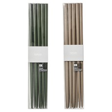 TAMAKI 堅固耐用現代風格筷子 2款 x 5雙組, 1套, 摩卡色, 綠色, 筷子 2款 x 5雙