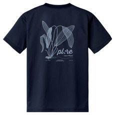 Urban-T Planet Remaker Lace Plant 涼感快乾街頭風短袖T恤, 海軍藍